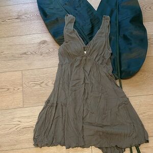 Elegant Olive Mini Dress